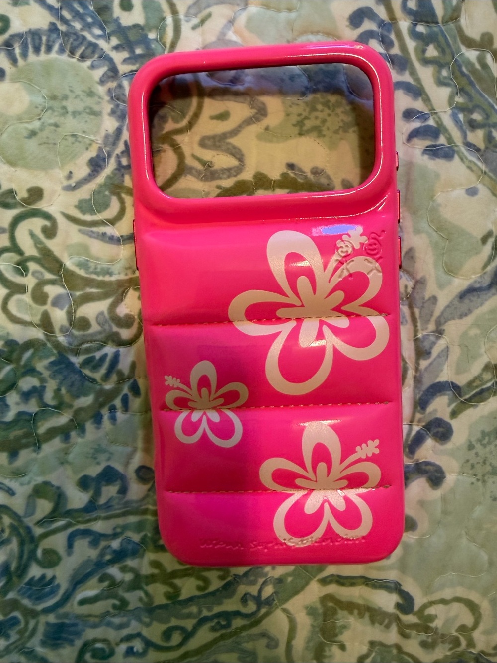 Hot Pink Floral Phone Case - Stylish Protective Cover